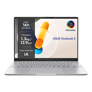 Asus VivoBook S 14 OLED M5406NAQD082W  Portátil AMD Ryzen 5 7535HS 16GB DDR5 512GB NVMe 14 WUXGA OLED Windows 11 Home