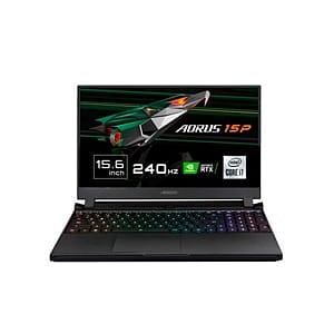 Gigabyte Aorus 15P XC8ES2430SH 15 i710870H 32GB RTX3070 512SSD  Portátil