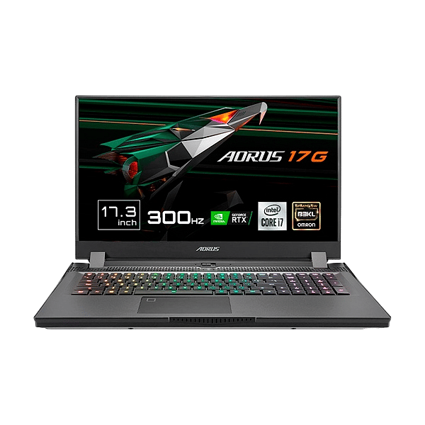 Gigabyte Aorus 17G XC8ES6430SH Intel i7 10870H 32GB RAM 512GB SSD RTX 3070Q Windows 10 173 300Hz FHD  Portátil