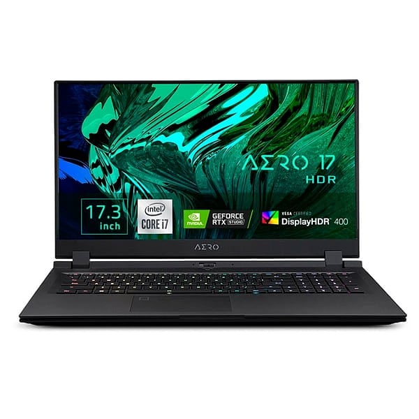 Gigabyte Aero 17 HDR YC9ES4760SP Intel i9 10980HK 64GB RAM 1TB  1TB RTX SSD 3080Q Windows 10 Pro 173 UHD HDR  Portátil