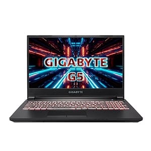 Gigabyte G5 KC5ES2130SD Inteli5 10500H 16GB RAM 512GB SSD RTX 3060P 156 240Hz FHD FreeDOS  Portátil
