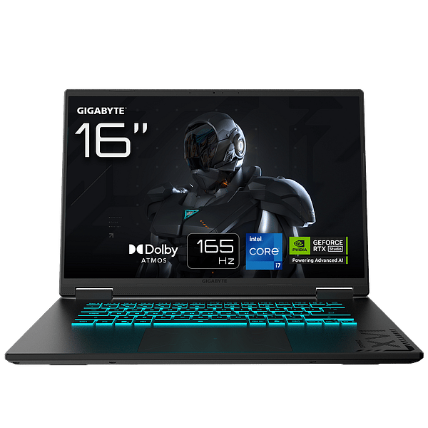 Gigabyte A16 CVHI3ES894SD  Portátil Intel Core i7 13620H 16GB DDR5 1TB NVMe 16 WUXGA 165Hz NVIDIA RTX 5060 FreeDOS