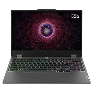 Lenovo LOQ 15ARP9  Portátil AMD Ryzen 7 7435HS 24GB DDR5 512GB NVMe RTX4060 156 Full HD 144Hz FreeDOS