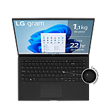 LG Gram 15Z90RGAA75B  Portátil Intel Core i71360P 16GB RAM 512GB SSD 155 Full HD Windows 11 Home