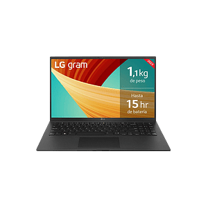LG Gram 15Z90RGAP75B  Portátil Intel Core i7 1360P 32GB DDR5 512GB NVMe 156 Full HD Windows 11 Pro