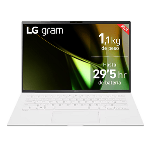 LG Gram 14Z90SGAD78B  Portátil Intel Core Ultra 7 155H 32GB DDR5 1TB NVMe 14 Full HD Windows 11 Home