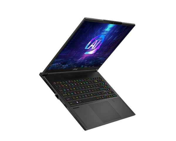 MSI Stealth A16 AI A3XWJG021XES  Portátil AMD Ryzen AI 9 HX 370 64GB DDR5 1TB NVMe RTX 5090 16 QHD OLED 240Hz Copilot PC FreeDOS