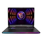 MSI Raider Ge78HX 13VH065ES Intel Core i9 13950HX 32GB RAM 2TB SSD Nvidia Geforce RTX 4080 17 QHD 240Hz  Windows 11  Portátil