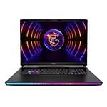 MSI Raider GE78HX 13VH066XES Intel Core i7 13700HX 32GB RAM 1TB SSD Nvidia Geforce RTX 4080 17 QHD 240Hz FreeDOS  Portátil