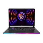 MSI Raider GE68HX 13VF044ES Intel Core i9 13950HX 32GB RAM 1TB SSD Nvidia Geforce RTX 4060 16 UHD 120Hz Windows 11   Portátil