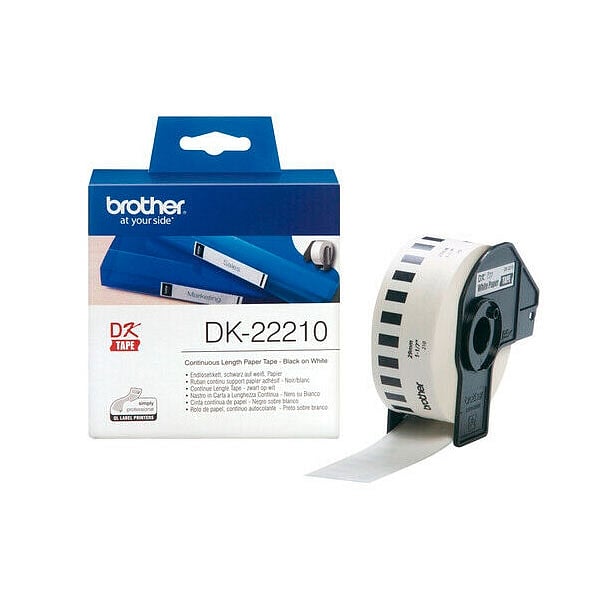 Brother DK22210 29mm 3048m térmico  Etiqueta
