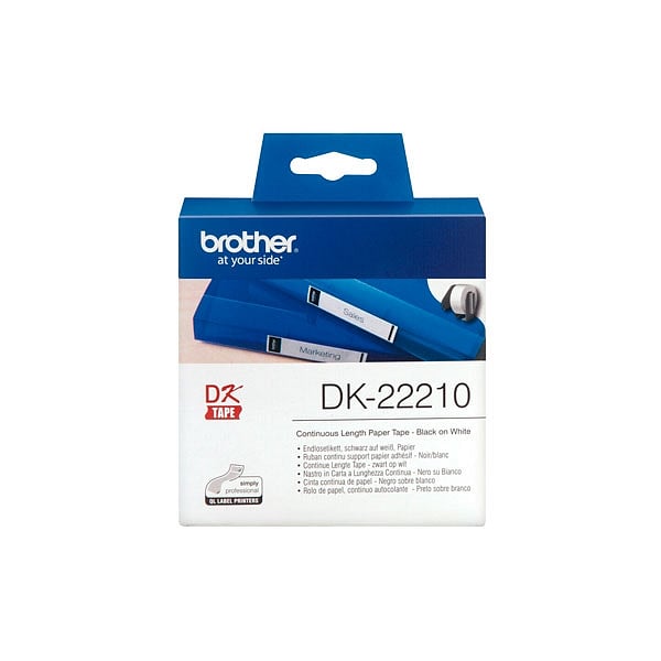 Brother DK22210 29mm 3048m térmico  Etiqueta