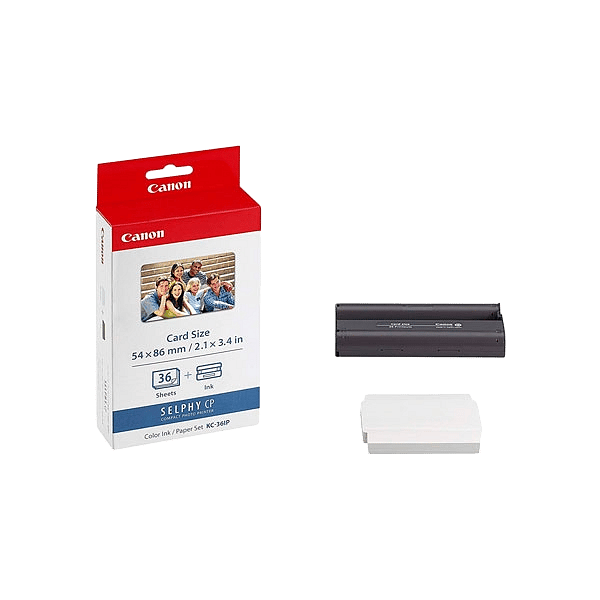 Canon KC36IP  Cartucho de Tinta y Papel Fotográfico