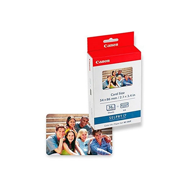 Canon KC36IP  Cartucho de Tinta y Papel Fotográfico