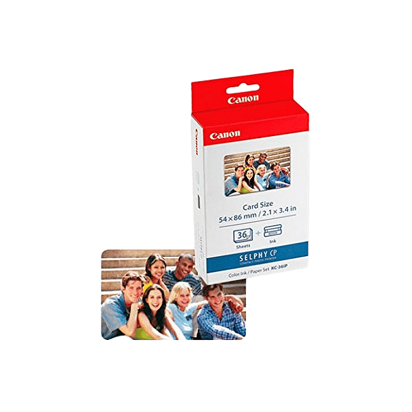 Canon KC36IP  Cartucho de Tinta y Papel Fotográfico