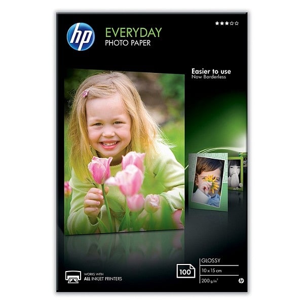 HP Papel fotogáfico 100x150mm 200gm2 satinado  Papel