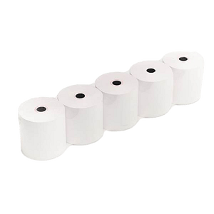 Iggual Pack 5 Rollos de papel Termico sin BPA 80X80 mm  Papel