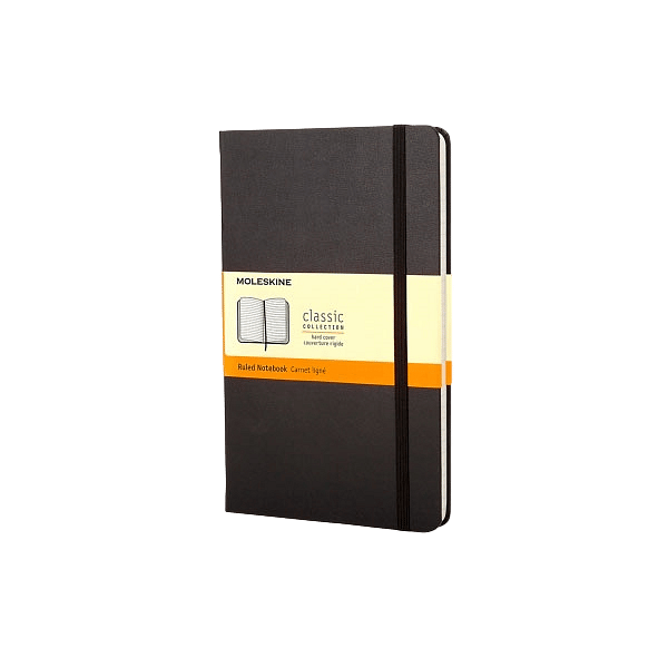 Moleskine Cuaderno Classic Rayas Tapa Dura Negra Talla M