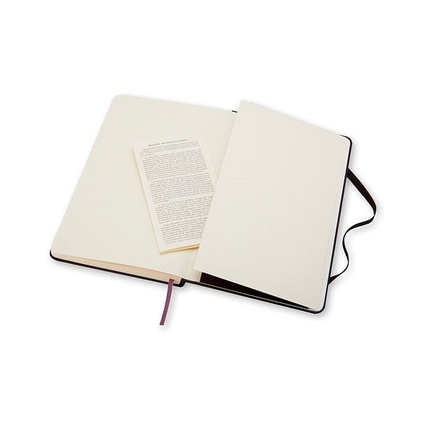 Moleskine Cuaderno Classic Rayas Tapa Dura Negra Talla M