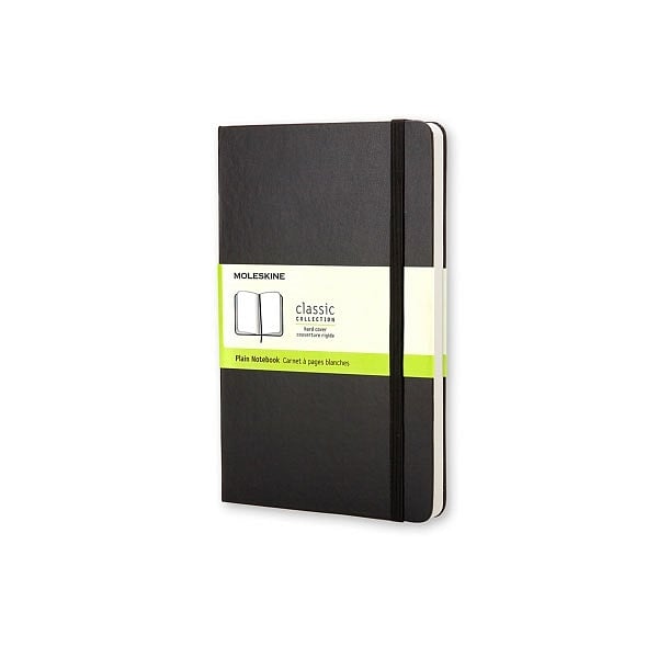 Moleskine Cuaderno Classic Liso Tapa Dura Negra Talla L