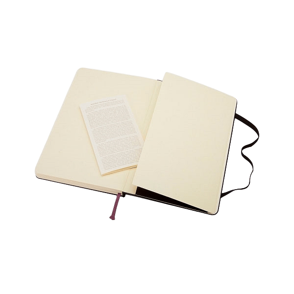 Moleskine Cuaderno Classic Liso Tapa Dura Negra Talla L