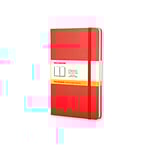 Moleskine Cuaderno Classic Liso Tapa Dura Roja Talla L