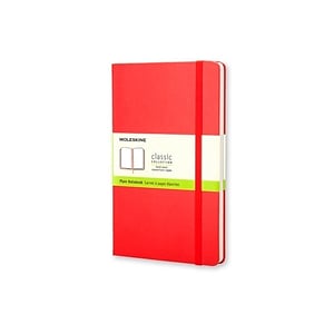 Moleskine Cuaderno Classic Liso Tapa Dura Roja Talla L