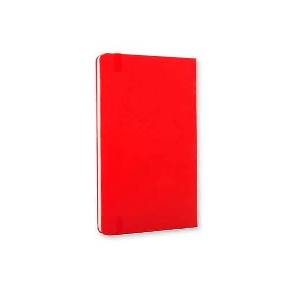 Moleskine Cuaderno Classic Liso Tapa Dura Roja Talla L