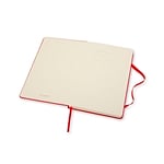 Moleskine Cuaderno Classic Liso Tapa Dura Roja Talla L