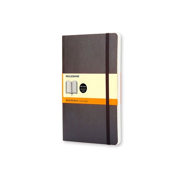 Moleskine Cuaderno Classic Rayas Tapa Blanda Negra Talla P