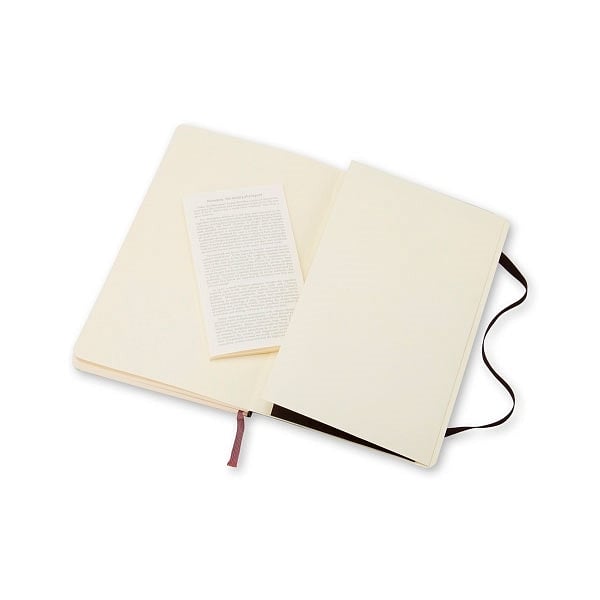 Moleskine Cuaderno Classic Rayas Tapa Blanda Negra Talla P
