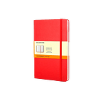 Moleskine Cuaderno Classic Rayas Tapa Dura Roja Talla P