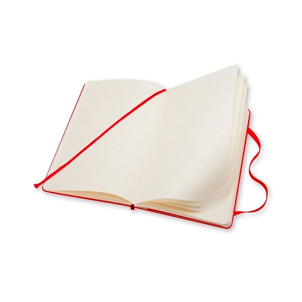Moleskine Cuaderno Classic Rayas Tapa Dura Roja Talla P