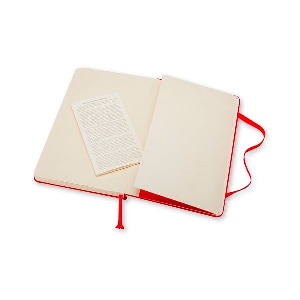 Moleskine Cuaderno Classic Rayas Tapa Dura Roja Talla P
