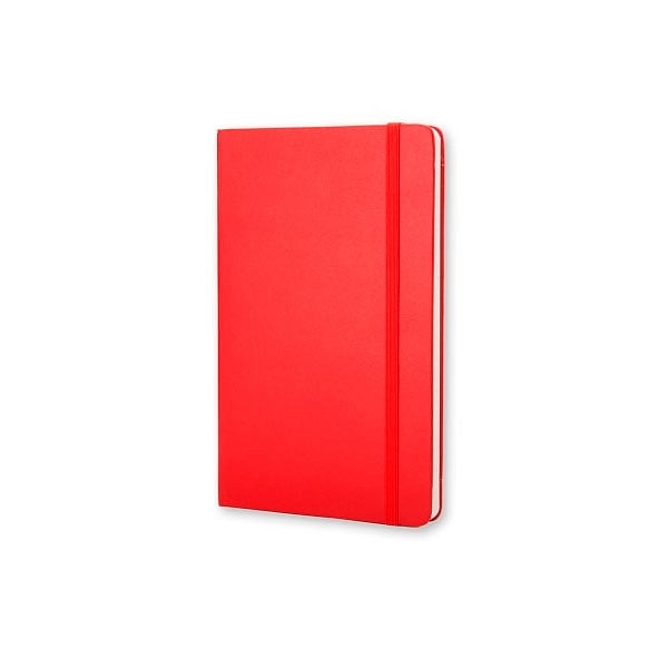 Moleskine Cuaderno Classic Rayas Tapa Dura Roja Talla P