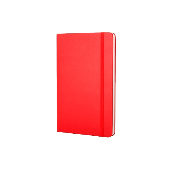 Moleskine Cuaderno Classic Rayas Tapa Dura Roja Talla P