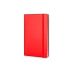 Moleskine Cuaderno Classic Rayas Tapa Dura Roja Talla P