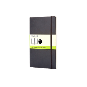 Moleskine Cuaderno Classic Liso Tapa Blanda Negro Talla P