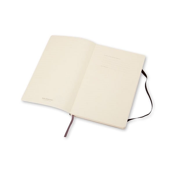 Moleskine Cuaderno Classic Liso Tapa Blanda Negro Talla P