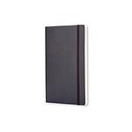 Moleskine Cuaderno Classic Liso Tapa Blanda Negro Talla P