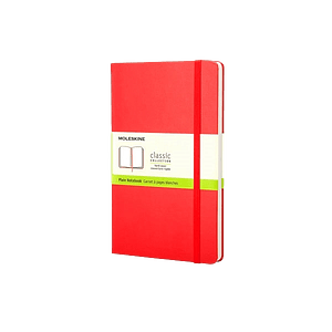 Moleskine Cuaderno Classic Liso Tapa Dura Roja Talla P