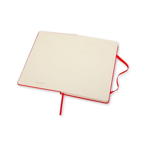 Moleskine Cuaderno Classic Liso Tapa Dura Roja Talla P