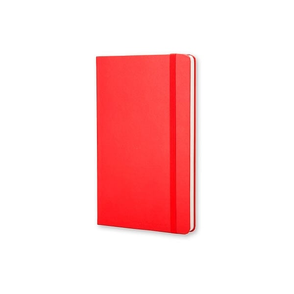 Moleskine Cuaderno Classic Liso Tapa Dura Roja Talla P