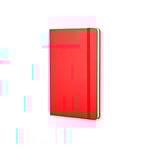 Moleskine Cuaderno Classic Liso Tapa Dura Roja Talla P