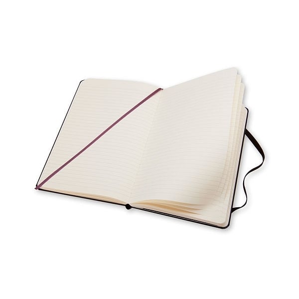 Moleskine Cuaderno Classic Rayas Tapa Dura Negra Talla P