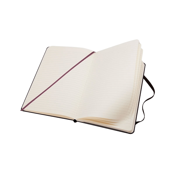 Moleskine Cuaderno Classic Rayas Tapa Dura Negra Talla P