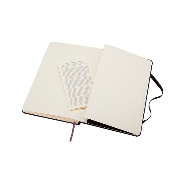 Moleskine Cuaderno Classic Rayas Tapa Dura Negra Talla P