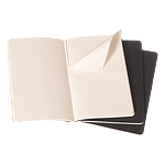 Moleskine Cuaderno Cahier Journals Pack de 3 Rayado Negro Talla P 9x14cm Moleskine Cuaderno Cahier Journals Pack de 3 Rayado Negro Talla P 9x14cm