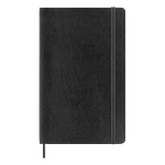 Moleskine Cuaderno Classic Tapa Blanda Cuadrícula Negro Talla L 13x21cm