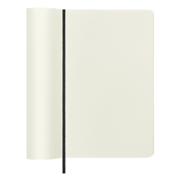 Moleskine Cuaderno Classic Tapa Blanda Lisa Negro Talla L 13x21cm